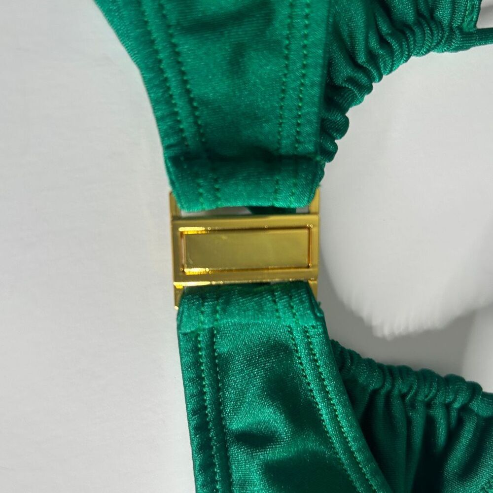 Sommer Swim Emerald Green Two Piece Bikini Set Medium - Picture 4 of 8